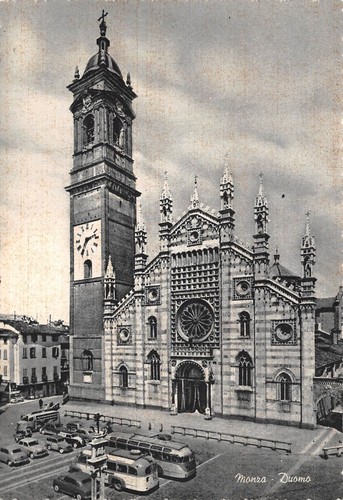 Cartolina monza duomo - cartolina,