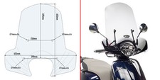 Parabrezza KYMCO Like 50 - 125