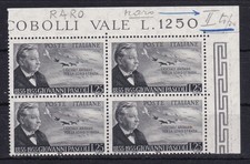 ITALIA 1955 - QUARTINA n.792