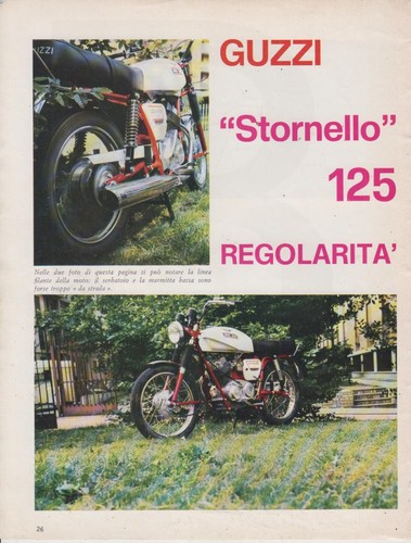 Advertising test moto - test, guzzi