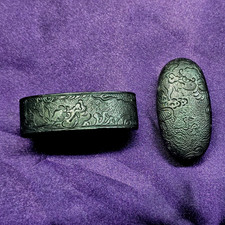 Fuchi e Kashira kuromatsu per