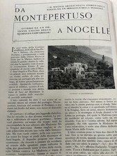 2 Articoli di stampa d'epoca 1942 Monterpertuso Nocelle D'Annnunzio 11 pagine