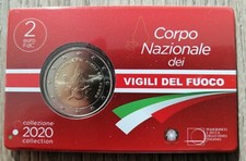 ITALIA 2020 - 2 EURO - CORPO NAZIONALE DEI VIGILI DEL FUOCO - FOLDER COIN CARD
