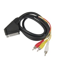 1x 1,5m Scart maschio a RCA