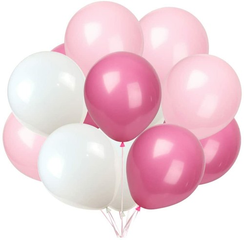 100 palloncini lattice rosa