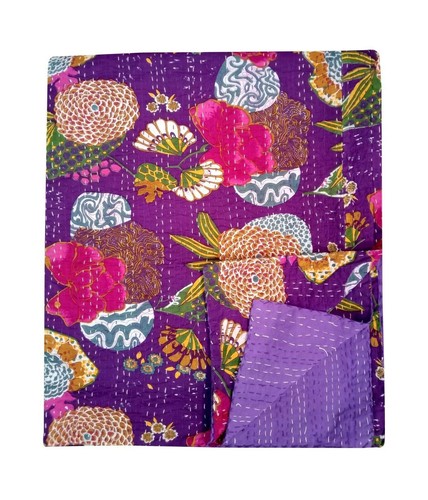 Trapunta kantha floreale - kantha,