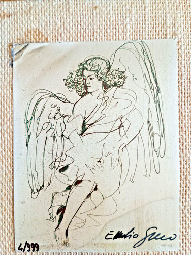 Emilio greco stampa lamina - su,