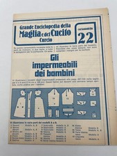 Cartamodello Gli impermeabili dei bambini