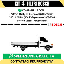 KIT BOSCH 4 Filtri tagliando