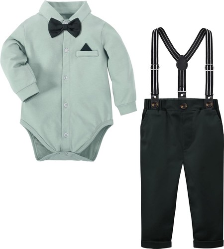 Tuta bambino verde menta