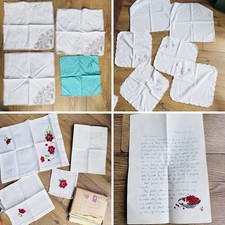 13 Vintage Linen Doilies