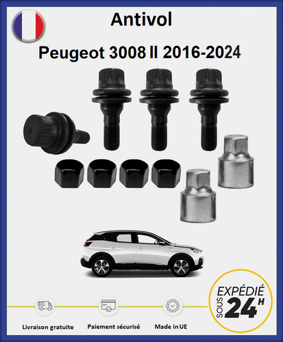 Ecrous antivol roues - ecrous,