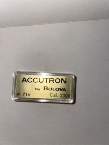 New old stock bluova accutron - stock,