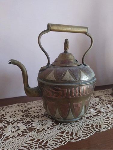 Antica teiera araba rame - in,