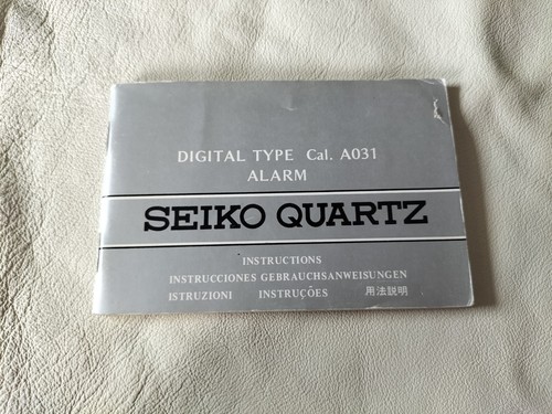 Seiko cal a031 alarm - lc,