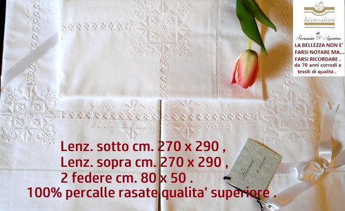 Completo lenzuolo ricamo - , a