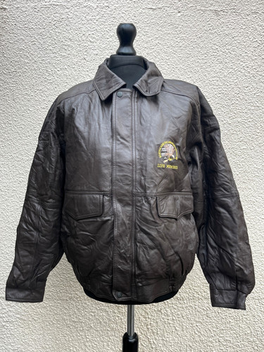 Giacca bomber vintage - , pelle