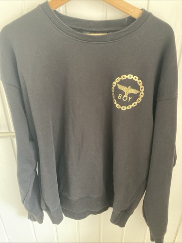 Felpa boy london nera - felpa, oro