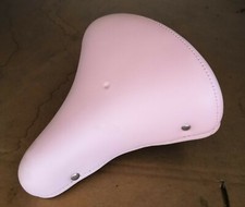 SELLA BICI VINTAGE CON DOPPIA MOLLA COLORE ROSA 