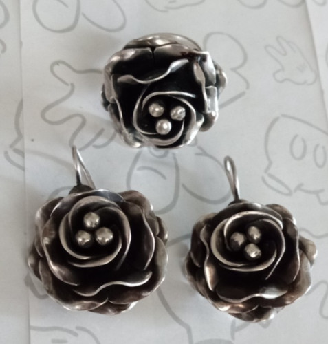 Orecchini pendenti anello - orecchini, e