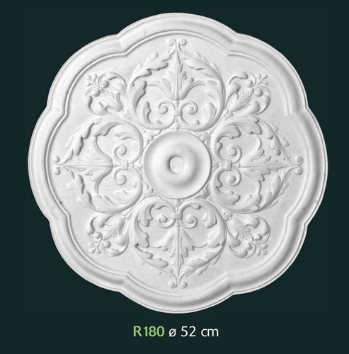 Rosone gesso bianco per - rosone,