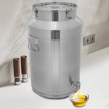 Bidone Latte Acciaio Inox
