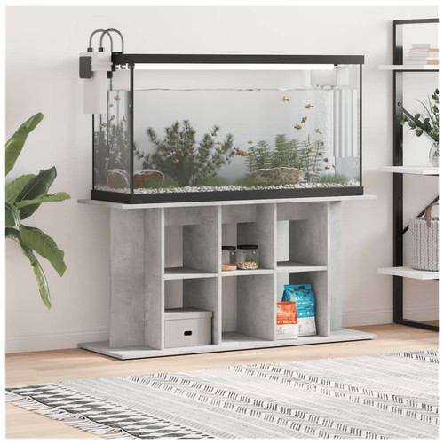 Supporto per acquario grigio