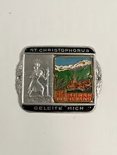 Targhetta per auto anni 50 San Cristoforo Merano