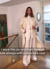 ZARA Trinny Trench Coat Taglia