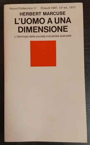 Uomo una dimensione - a,