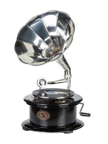 Grammophon legno gommalacca