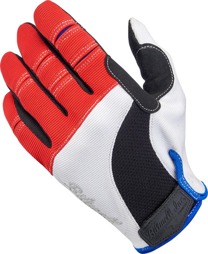 Guanti moto biltwell - guanti, white