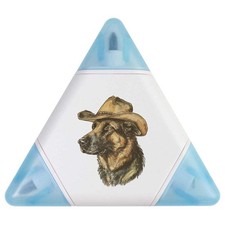 'Pastore tedesco che indossa