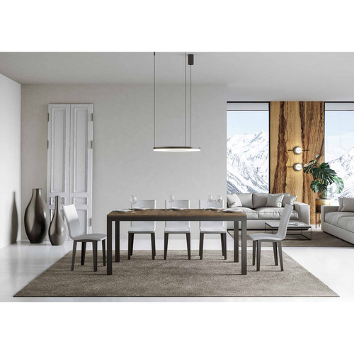 Tavolo piano noce telaio - tavolo,