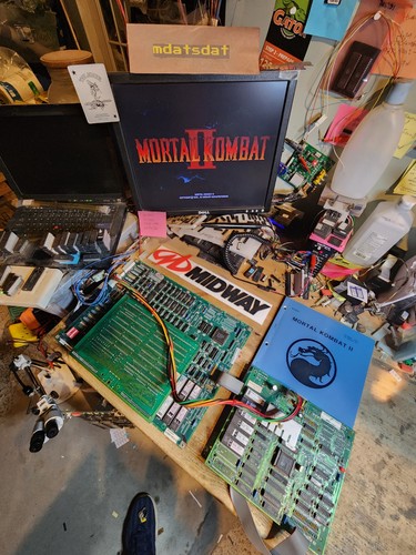 Set scheda arcade mortal - arcade,