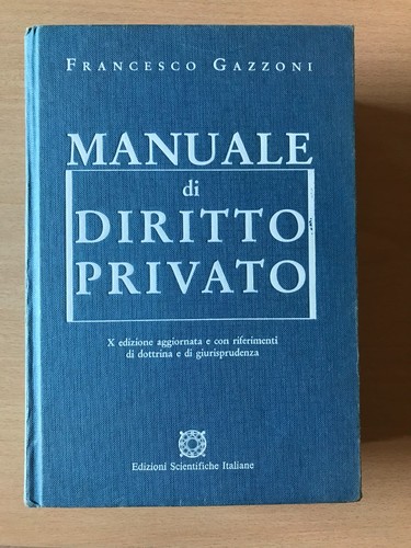 Manuale diritto privato - manuale,