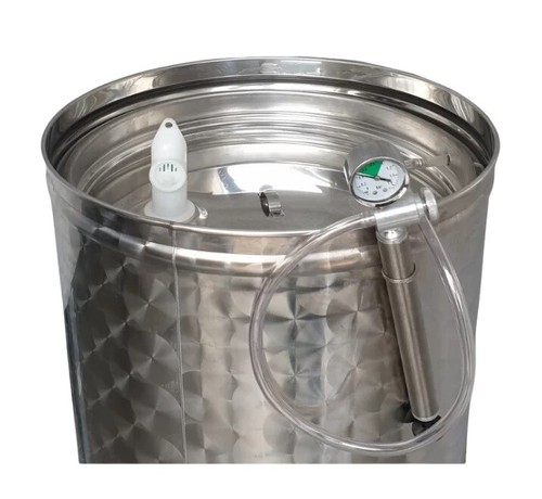 Contenitore inox per vino - per,