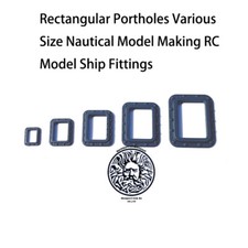 Oblò rettangolari varie dimensioni modellismo nautico modellismo radiocomandato accessori nave