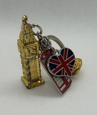 Portachiavi Di Londra Con Bandiera Inglese  Big Ben London Keychain