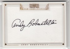 #/34 Andy Robustelli Cut Auto