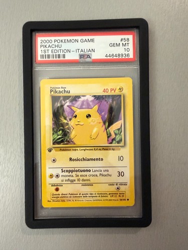 Pikachu base set - base, 1ª