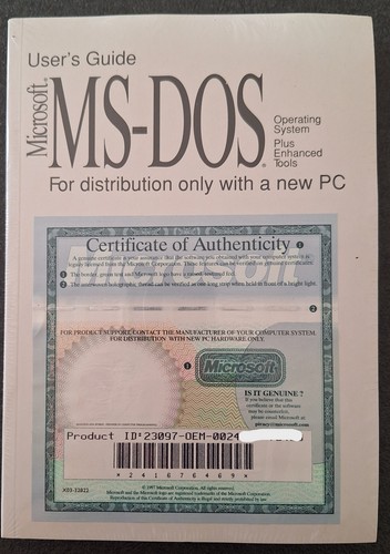 Microsoft dos - 6.22,