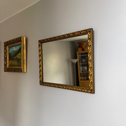 Specchio vintage ornato oro