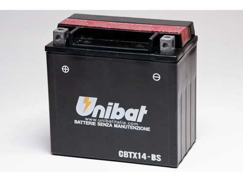 Batteria moto unibat agm 12v - batteria,