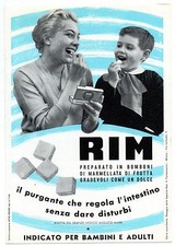 CARTA ASSORBENTE RIM PURGANTE BOMBONI MARMELLATA FARMACIA FARMACEUTICI