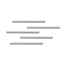 Clip adesive DURABLE DURAFIX® RAIL argento metallizzato 297x17mm conf. 5 - 47072