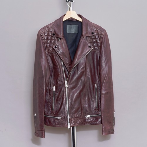 All saints giacca pelle uomo - pelle,