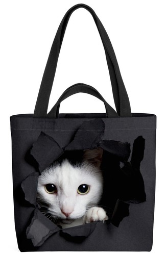 Borsa gatto bianca - ,