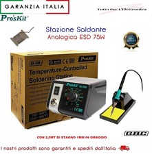 Stazione Saldante Analogica ESD 75W CON 2,5MT DI STAGNO IN OMAGGIO