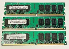 3 GB 1 GB AE DDR2-667 RAM
